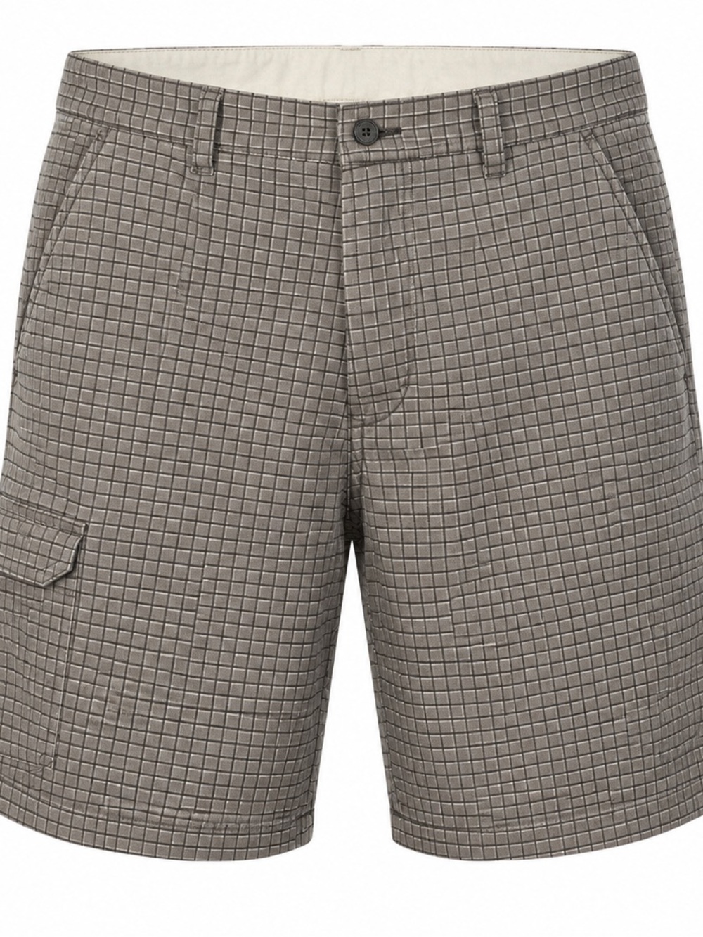 GREG NORMAN CARGO Shorts dressy slight stretch plaid 34 waist